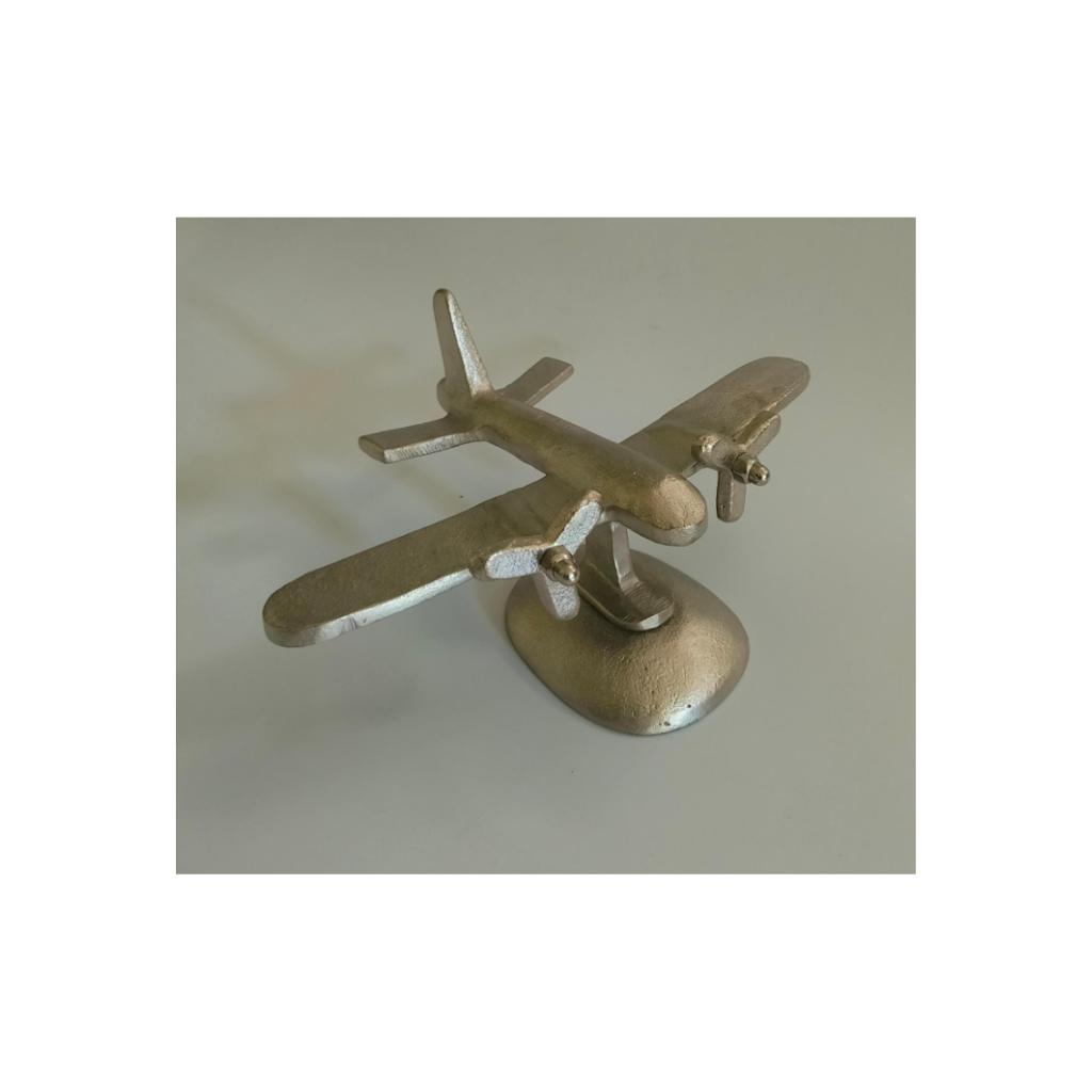 Aluminium Aeroplane table décor