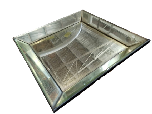 Square Antique Mirror | 40x40x5 cm