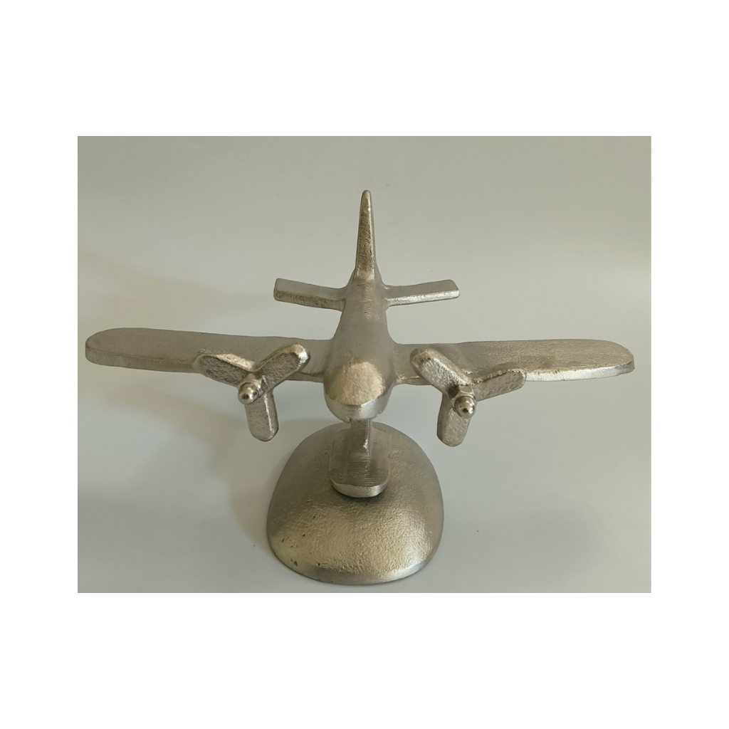 Aluminium Aeroplane table décor