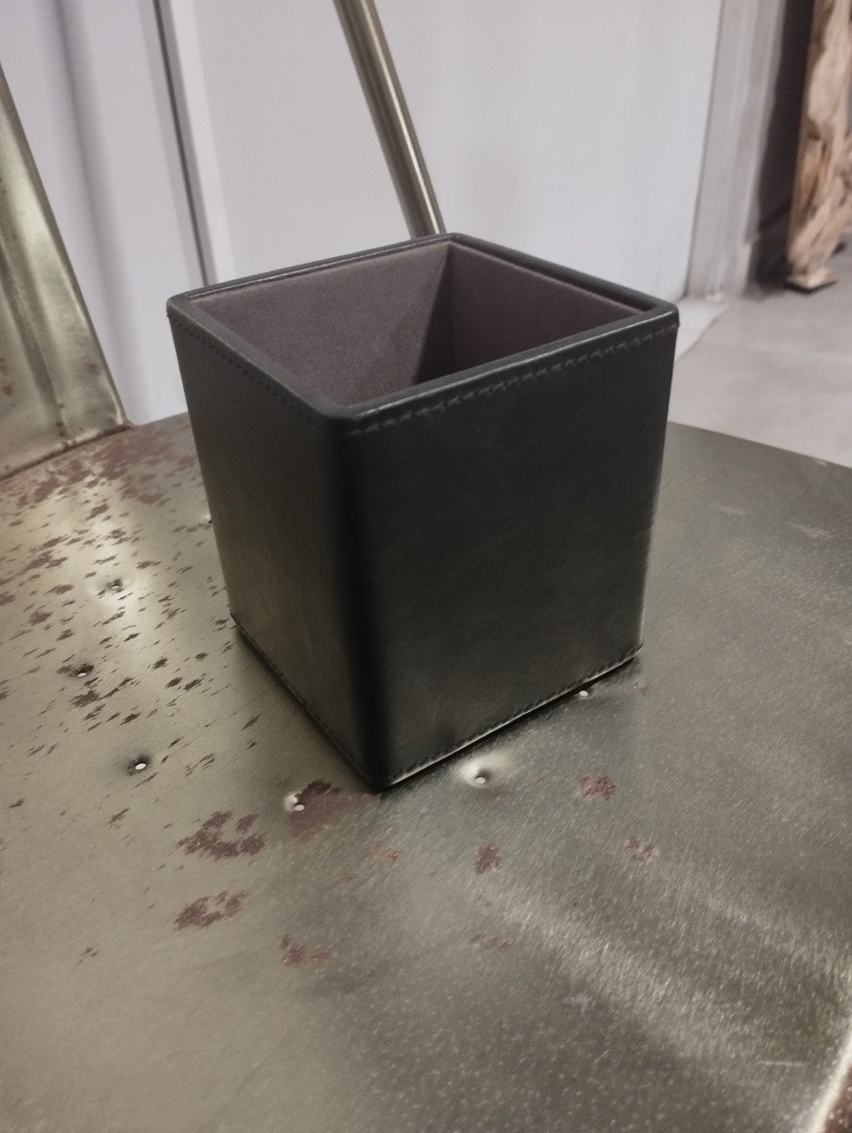 Leather Cube