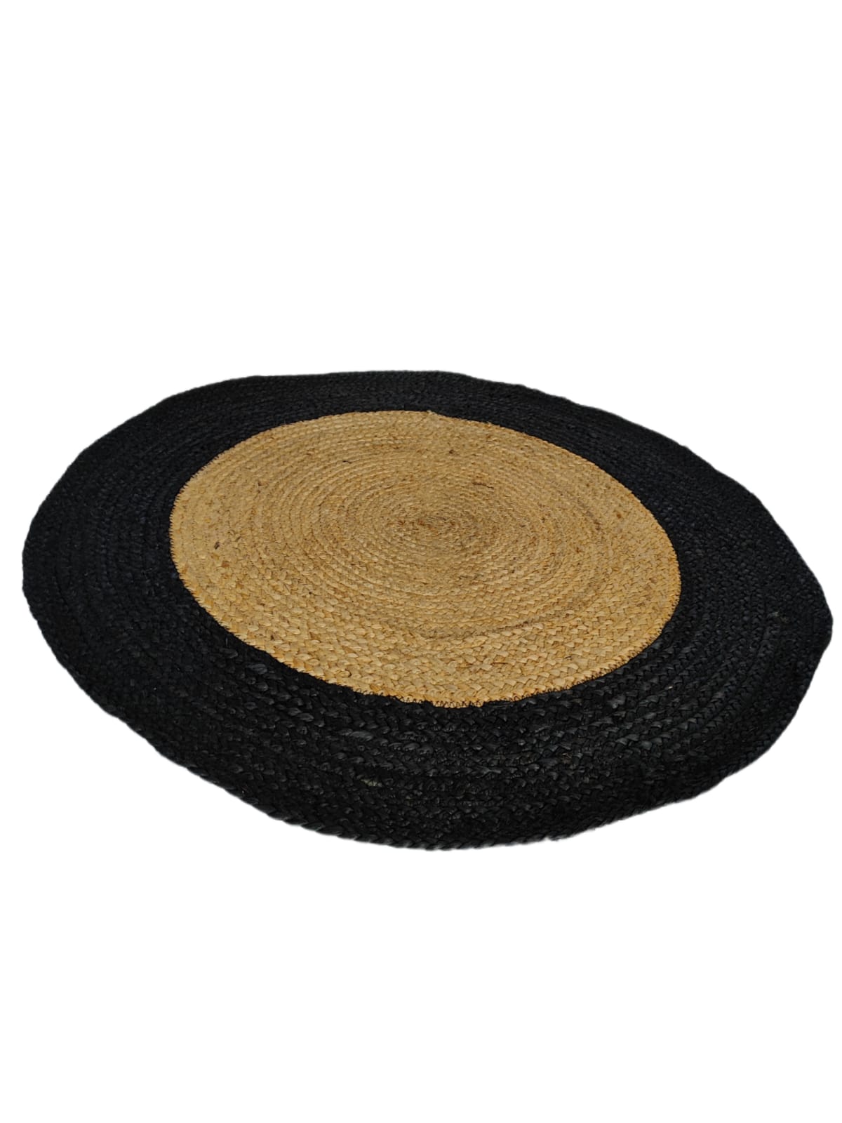 Casa Suarez Black Jute Braided Rug
