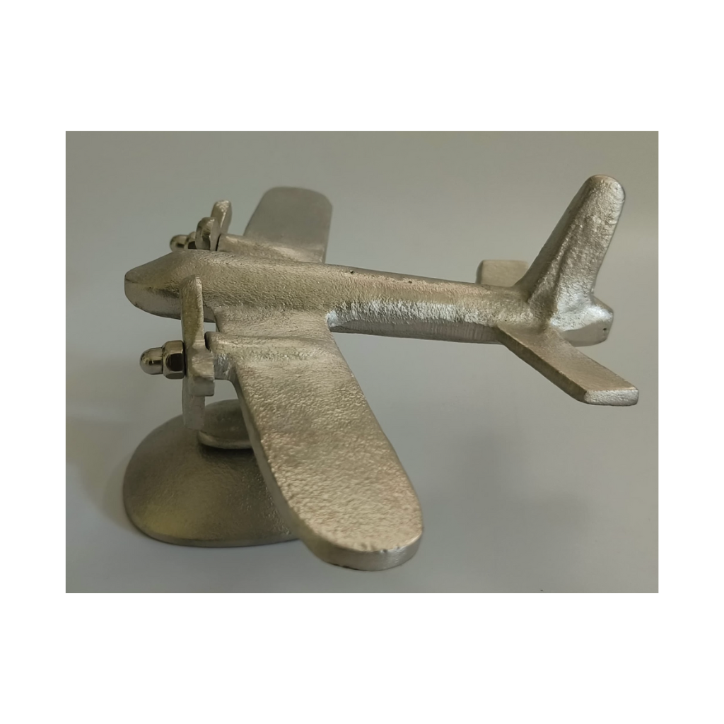 Aluminium Aeroplane table décor