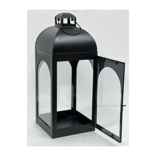 IRON AND GLASS LANTERN