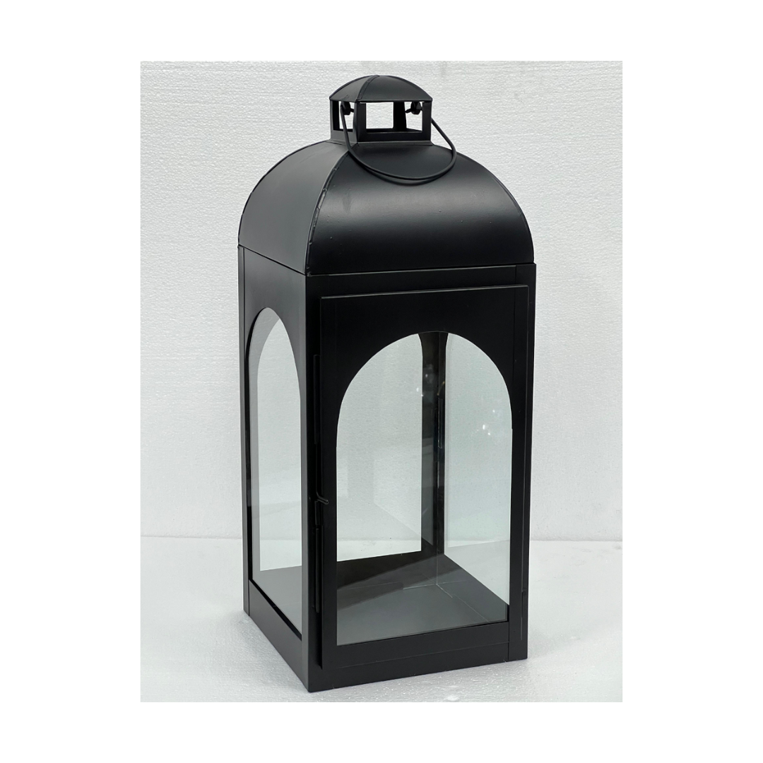 IRON AND GLASS LANTERN