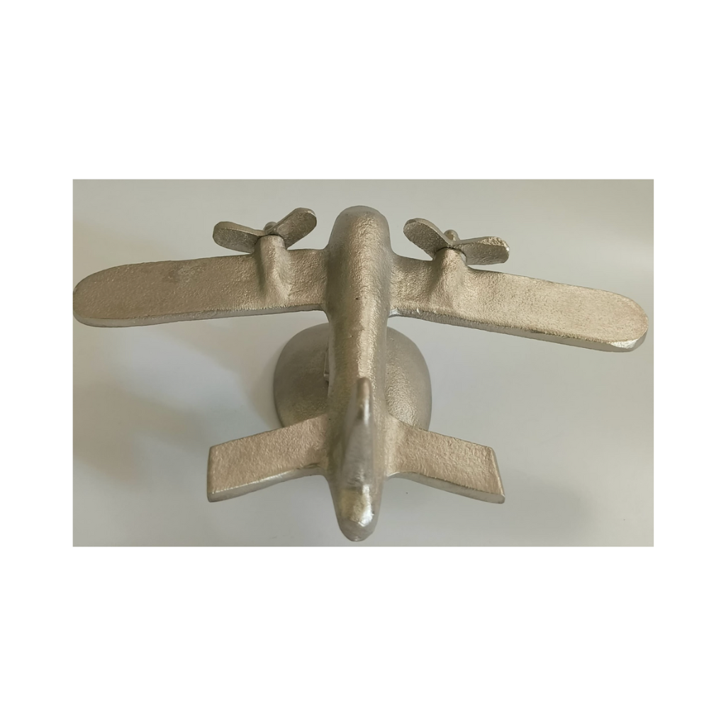 Aluminium Aeroplane table décor