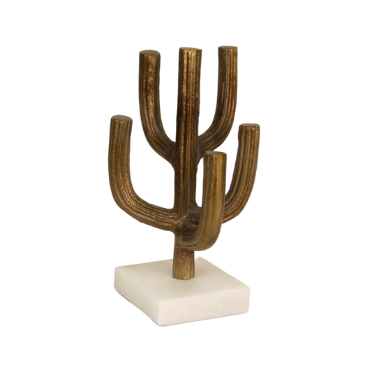 Casa Suarez Aluminium and Marble Table Decor