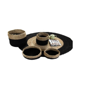 Jute Braided Basket | Four Sizes Available
