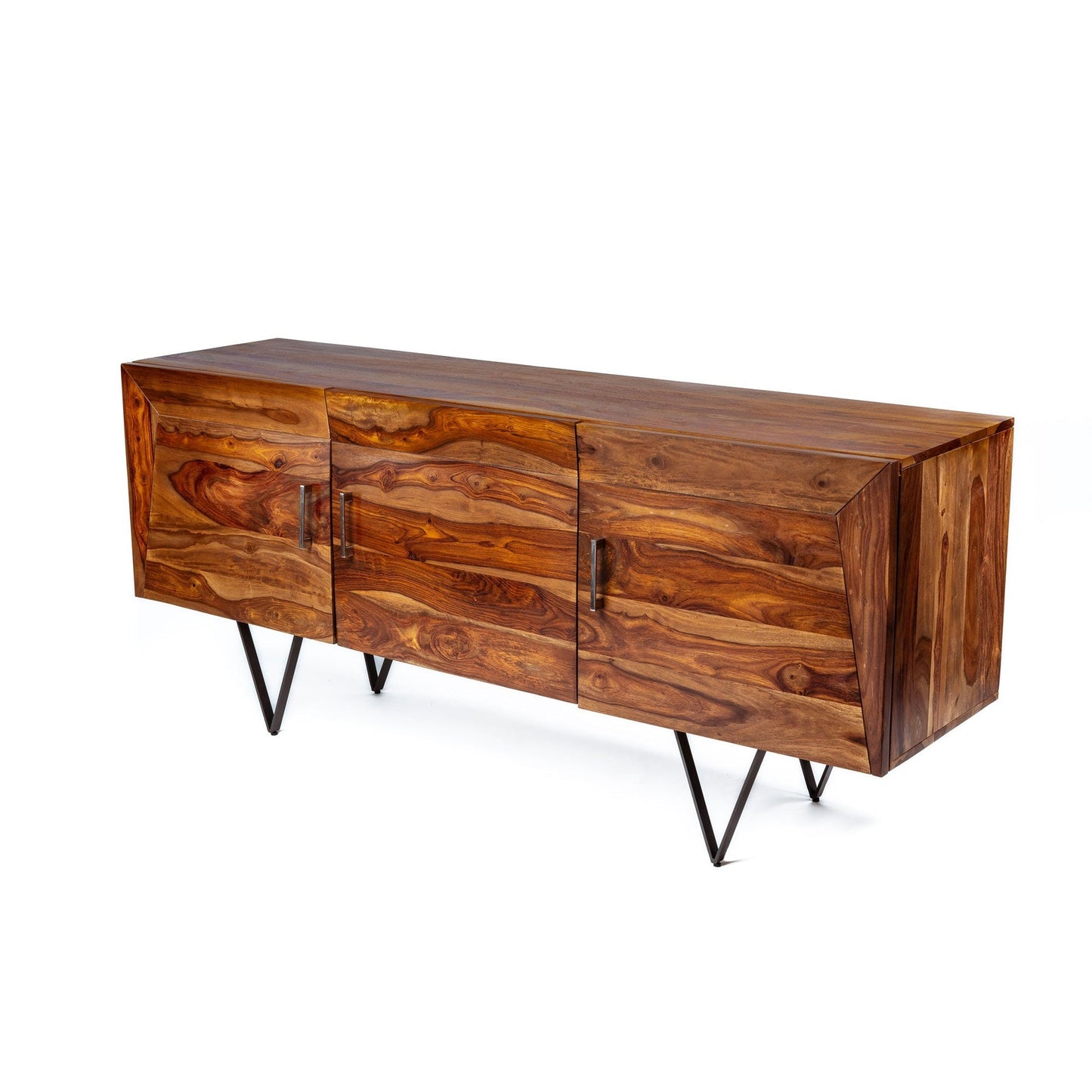 Metric Solid Wood Sideboard | 175x45x73 cm