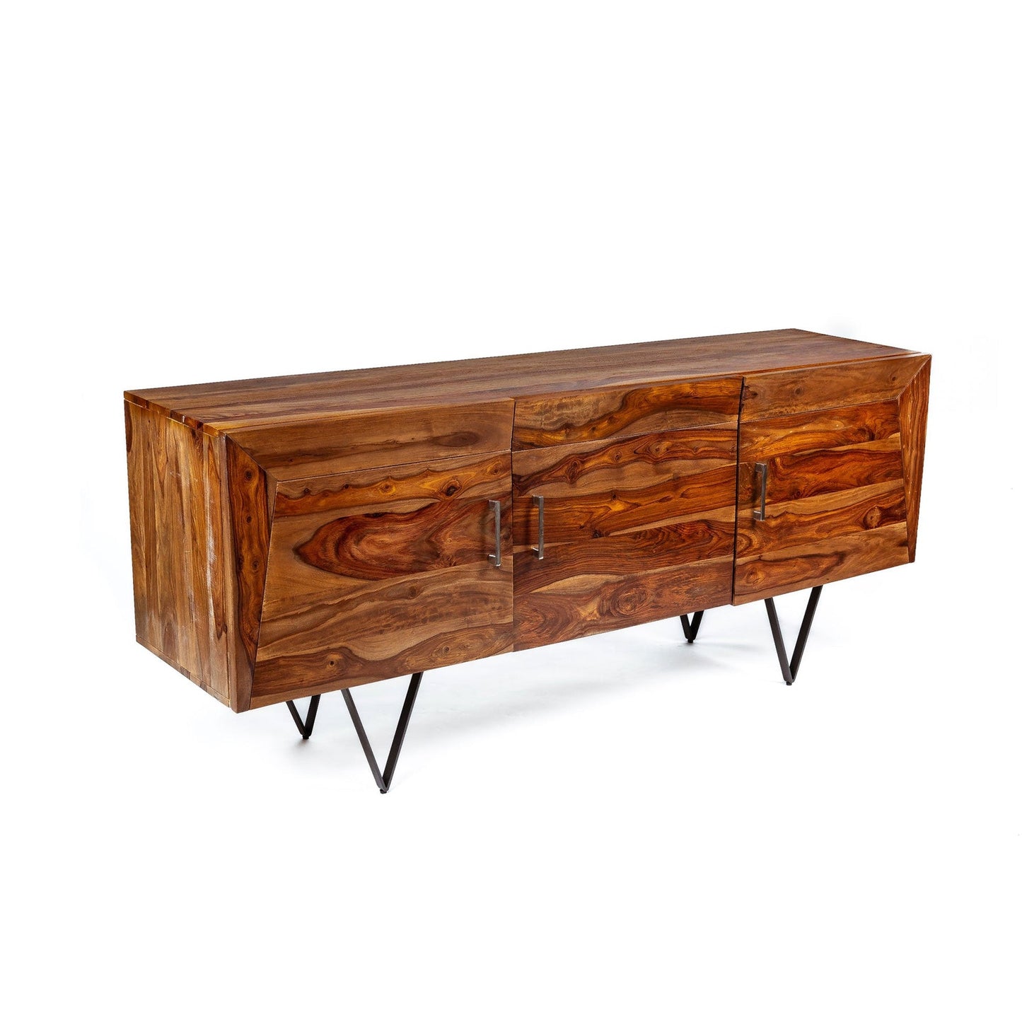 Metric Solid Wood Sideboard | 175x45x73 cm