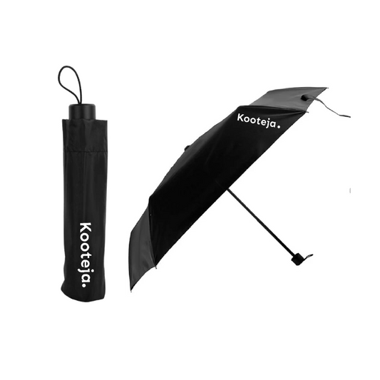 Black Umbrella with Kooteja logo and cover printed